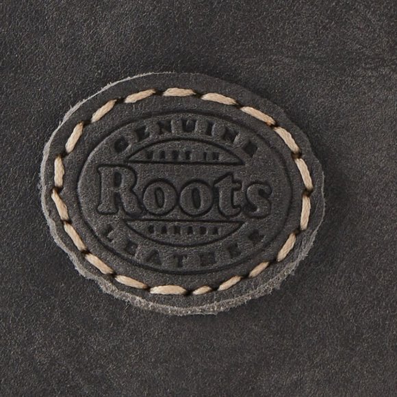 Roots Leather Charcoal Canadian Villager Tribe Crossbody Bag - Picture 6 of 16